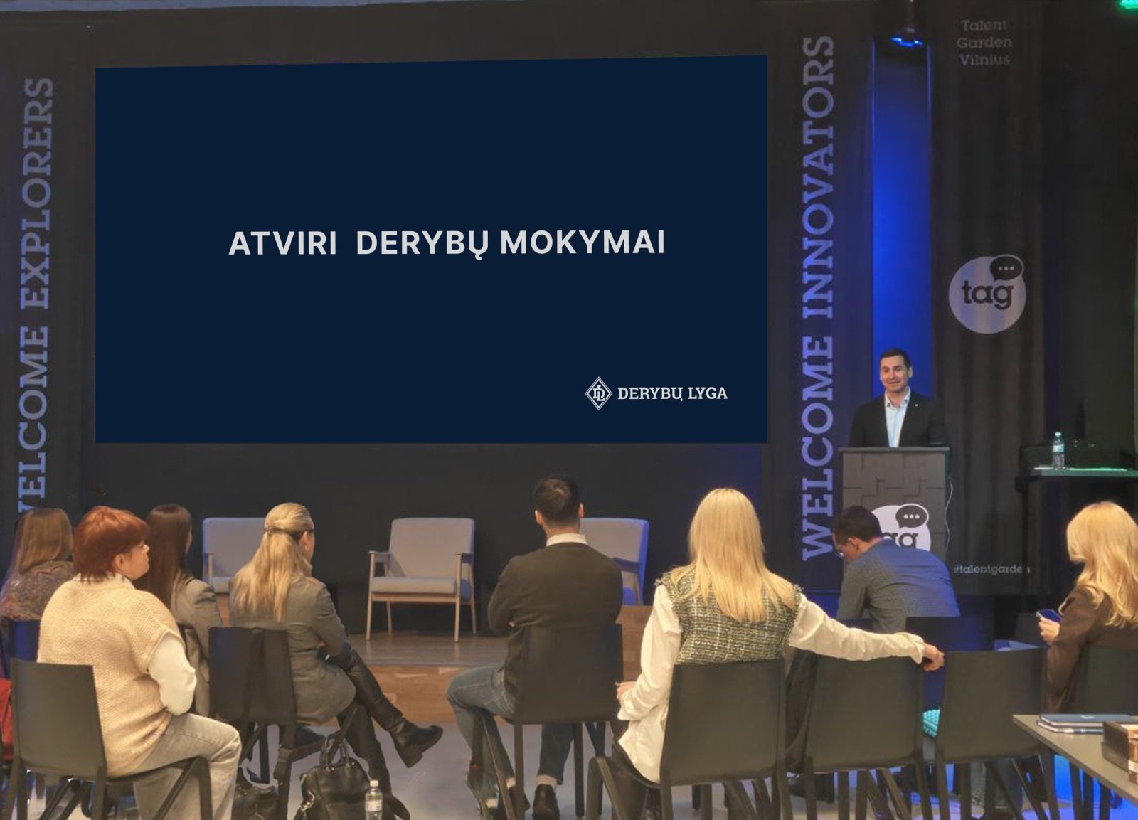 Atviri derybų mokymai — dalyviai pratybų metu