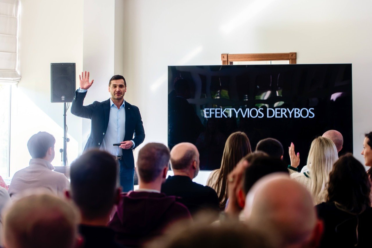 Derybų mokymai įmonėms — mokymų programos akimirka